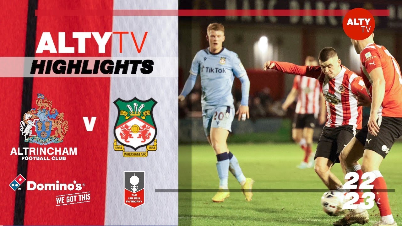 Altrincham - Wrexham placar ao vivo, H2H e escalações