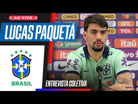LUCAS PAQUETÁ AO VIVO! Veja a entrevista coletiva da seleção brasileira