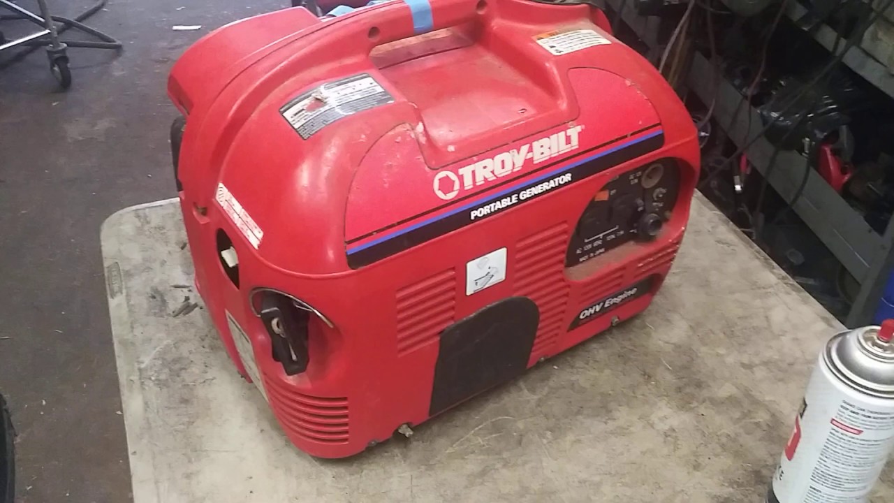 * Troy-bilt portable generator 900 watt carburetor repair. Model 01923 Troy Bilt Model 01923 Generator For Sale