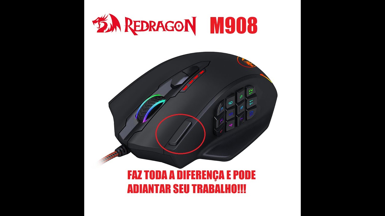 REVIEW DETALHADO MOUSE M908