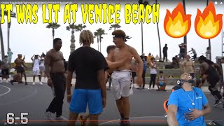This Was Lit | Venice Beach SHI* Talkers Get EXPOSED BAD!! 5v5 Basketball! Reaction