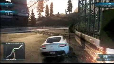 NFS01 NFS001 Need For Speed Most Wanted - Aston Martin V12 Vantage Gameplay