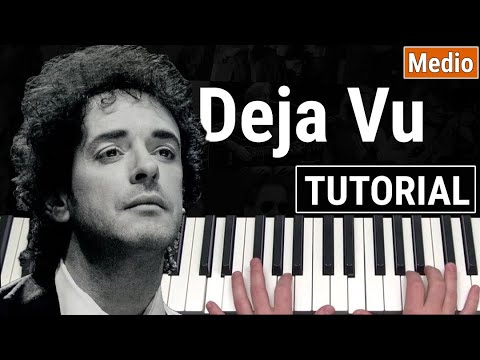 Como tocar "Deja Vu" (Gustavo Cerati) – Piano tutorial y partitura