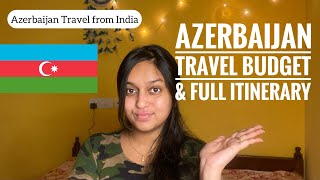 Azerbaijan 🇦🇿 BUDGET, Itinerary, Visa,Everything you Need Azerbaijan travel from India #Azerbaijan