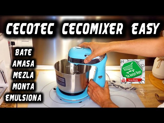 Cecotec 04128 - Batidora Amasadora Cecomixer Easy White 250W