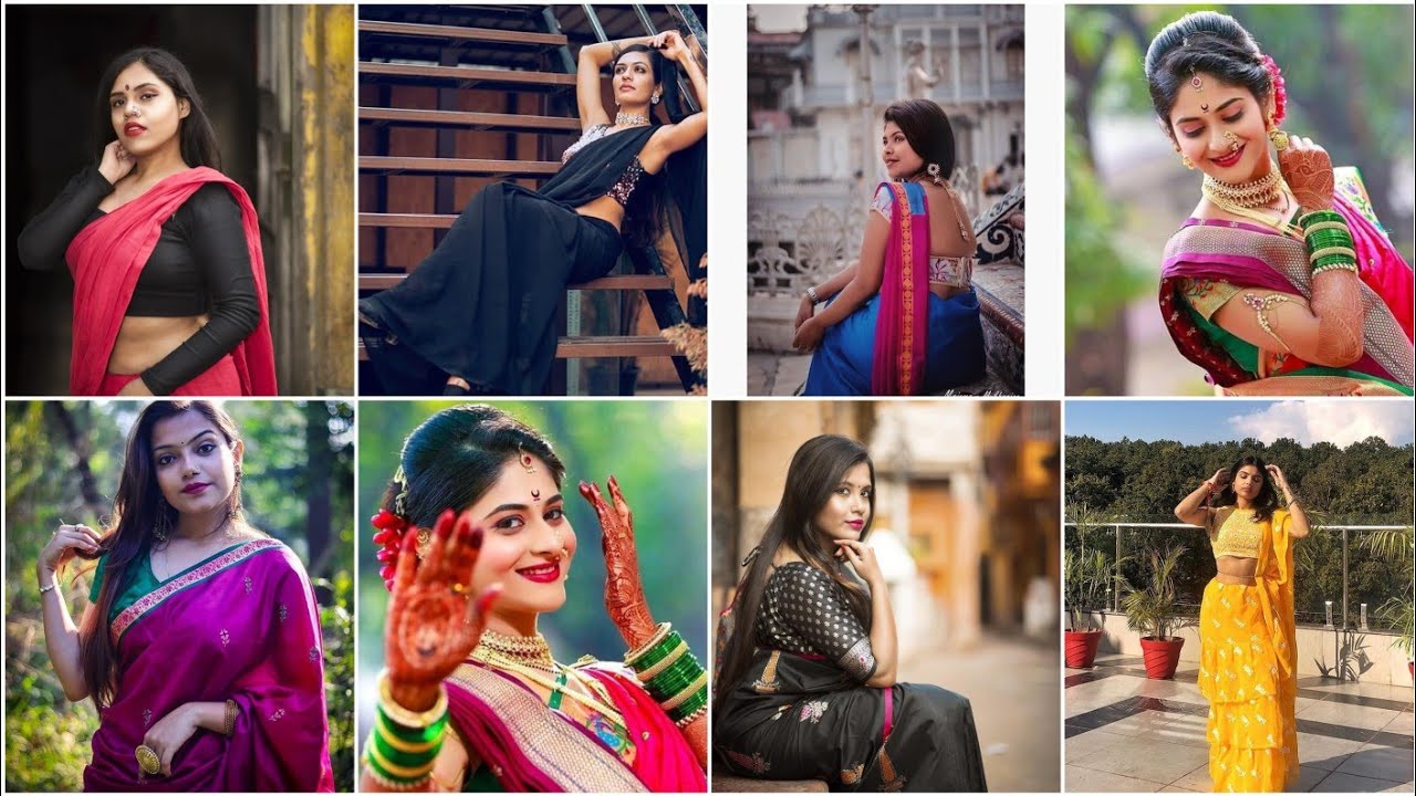 Poses in saree for outdoor photography Stock Photos - Page 1 : Masterfile