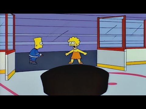 Lisa Becomes A Hockey Goalie (HD) The Simpsons