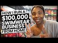 How I Run a $100,000 Swimwear Business From Home