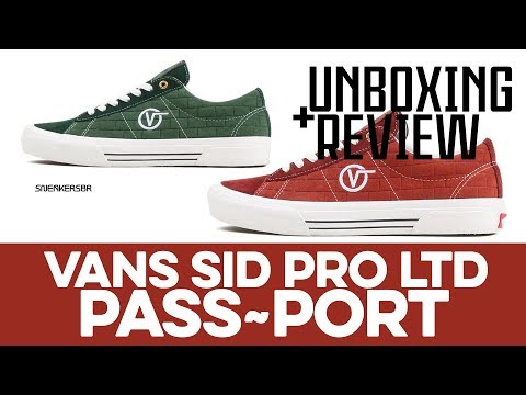 UNBOXING+REVIEW - Vans Sid Pro LTD x 