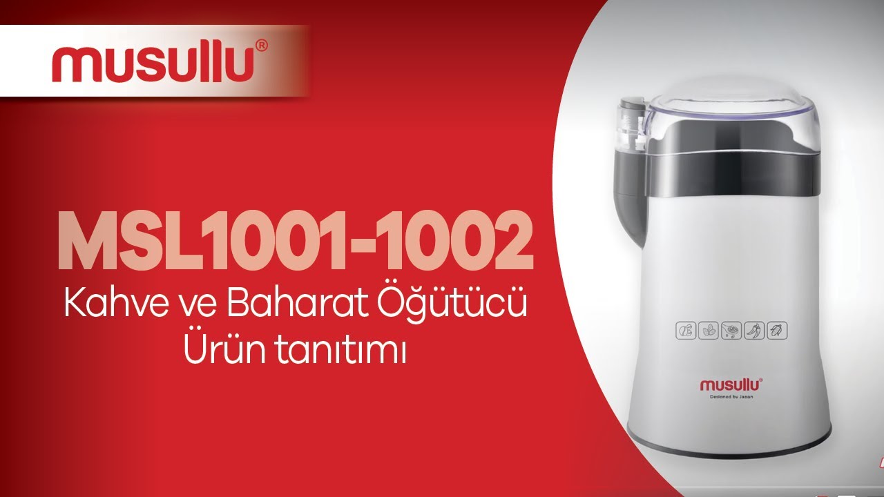MUSULLU KAHVE VE BAHARAT ÖĞÜTÜCÜ MSL10011002 YouTube