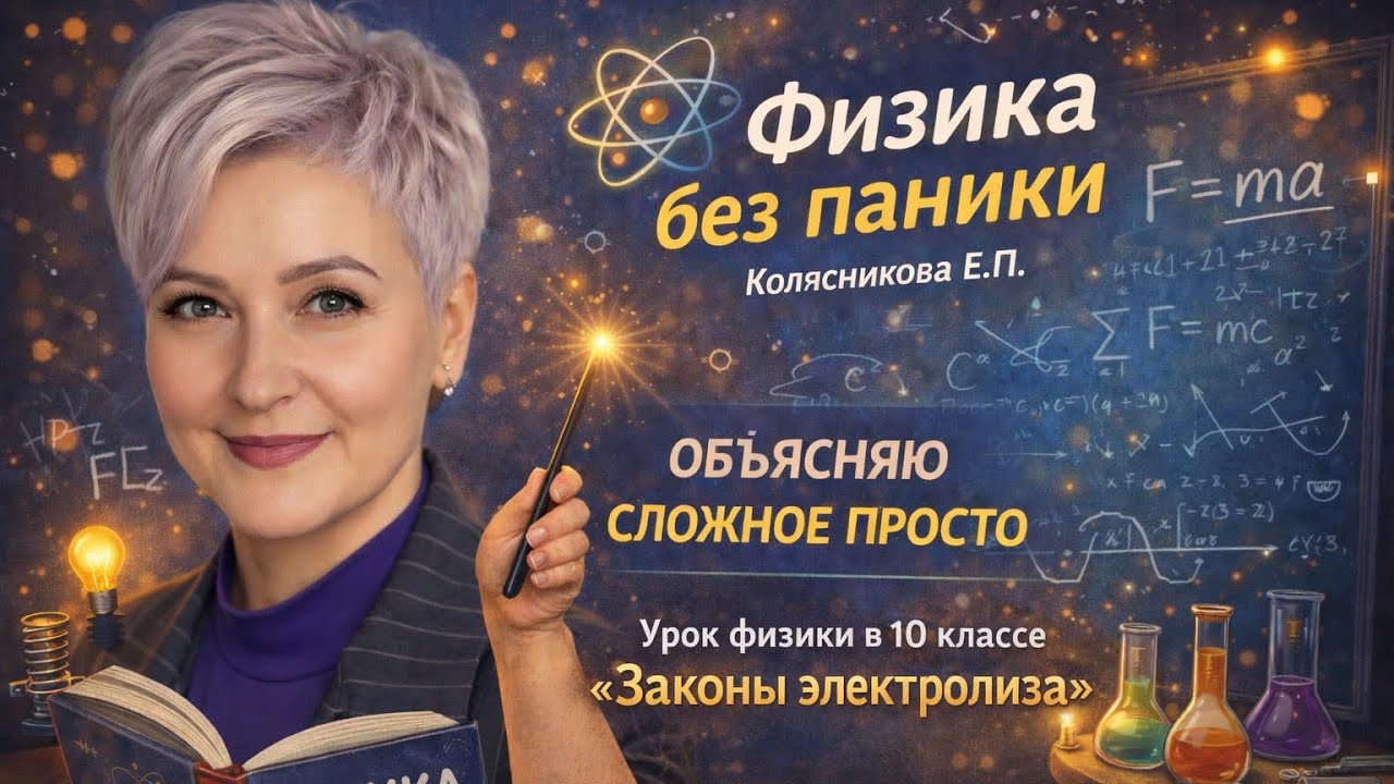 Фрагмент урока физики в 10 класс «Законы электролиза» с использованием ИИ.