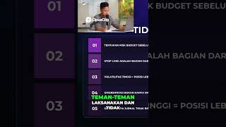 📊 Trading wajib pakai jurnal & stop loss 😱 #Trading #Crypto #Mindset