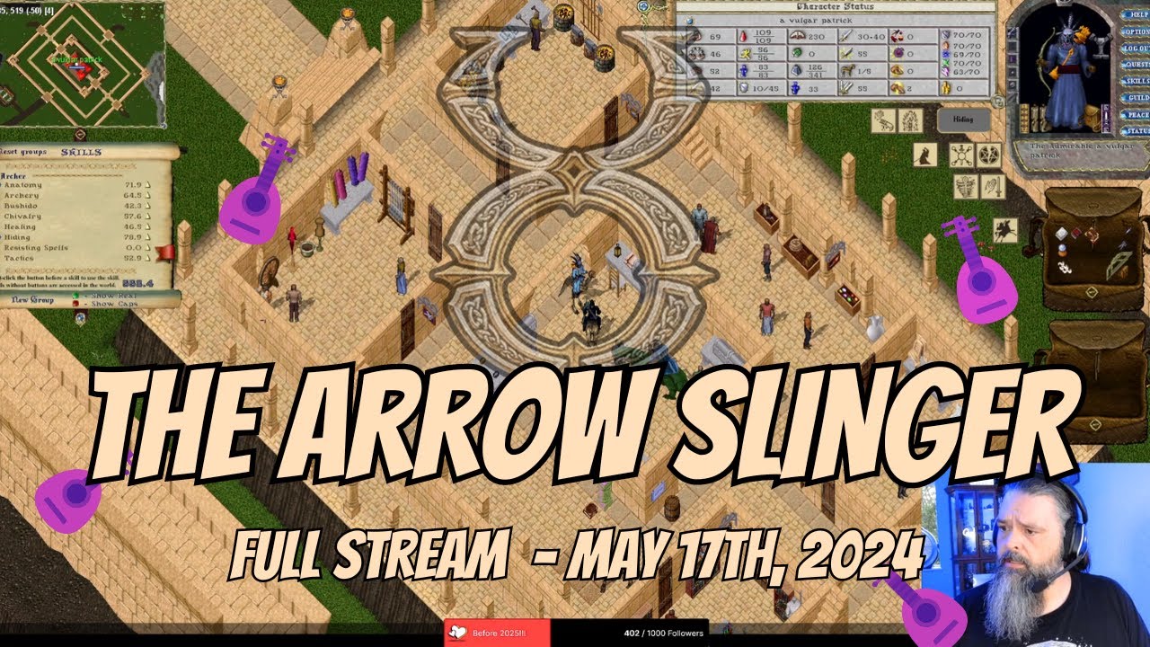 Archering The Night Away... 🏹 Retail UO: Sonoma Shard 🏹 Ultima Online Gameplay