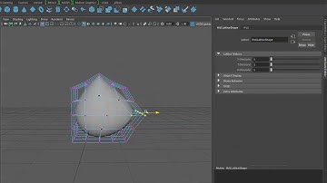 How to use the Lattice Deformer in Maya?