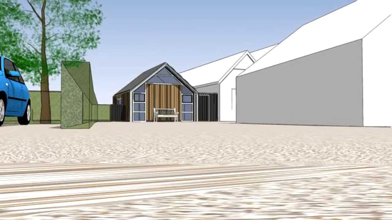 Ontwerp voor een uitbreiding van een monumentale boerderij te ...