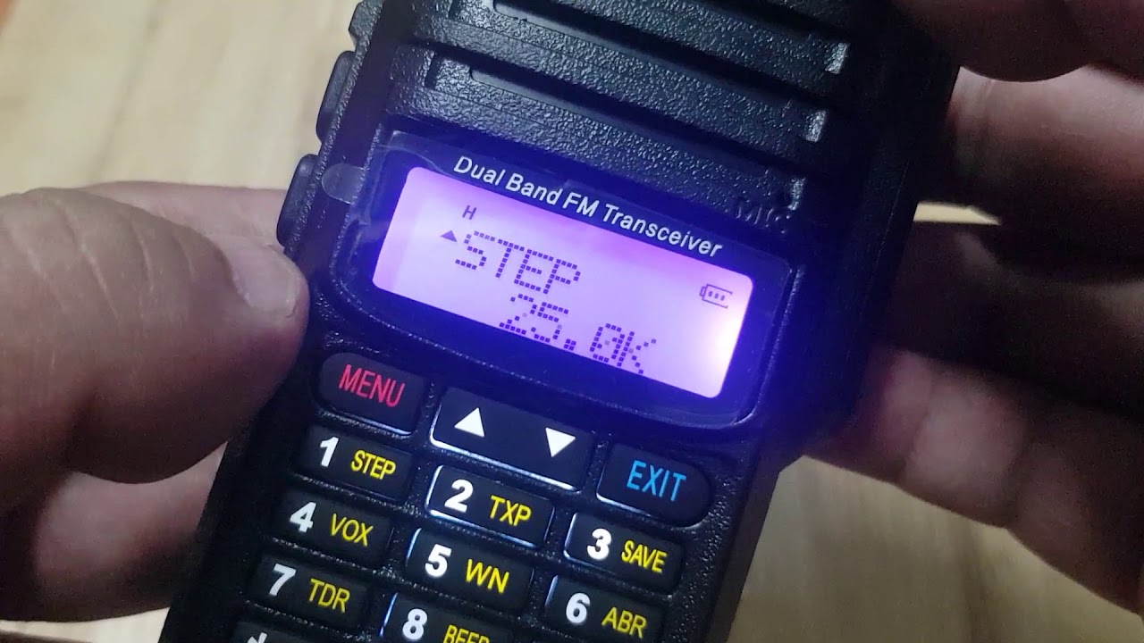 วิธีตั้งค่าสเตป Step Baofeng UV 9RPlus