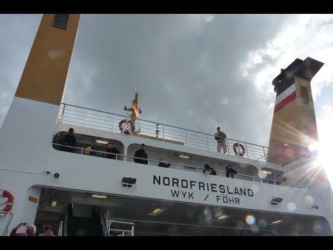 Mit der W.D.R.-Fähre Nordfriesland unterwegs von Dagebüll nach Föhr am 19.08.2017