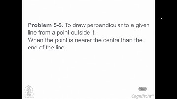Module-4-To Draw Perpendicular to a given line to Engineering Drawing CD (ND Bhaat)