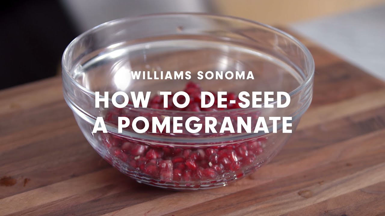 How to De-Seed a Pomegranate