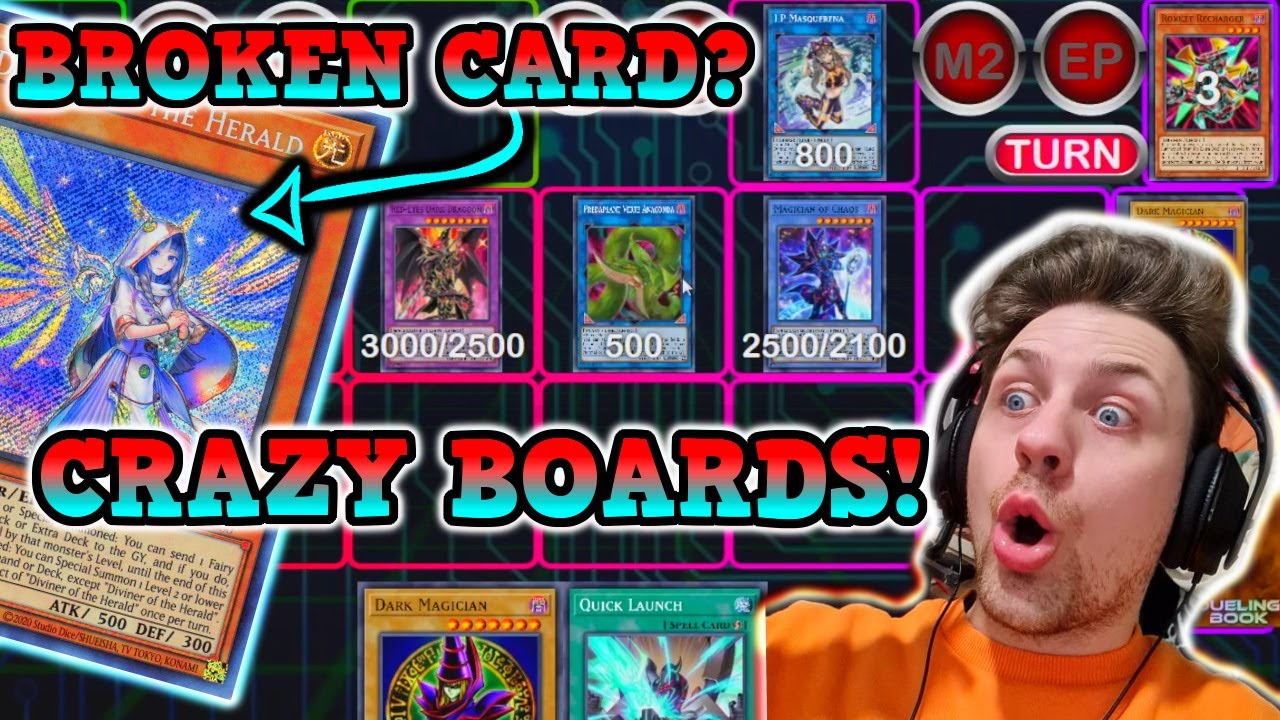 LATEST Yu-Gi-Oh! Dark Magician Deck Tech - Diviner of the Herald Combos ...