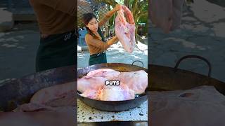 Download Lagu Kamu Tak Akan Percaya Apa yang Dia Buat dari Paru-paru Sapi Sisa! #shorts #food #asmreating #tiktok MP3