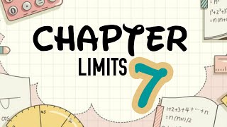 (1/3) CHAPTER 7: LIMITS | 7.1 - LIMITS