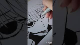 رسم كيلو من انمي القناص  ادعموني 