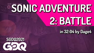 Sonic Adventure 2: Battle by Dage4 in 32:04 - Summer Games Done Quick 2021 Online