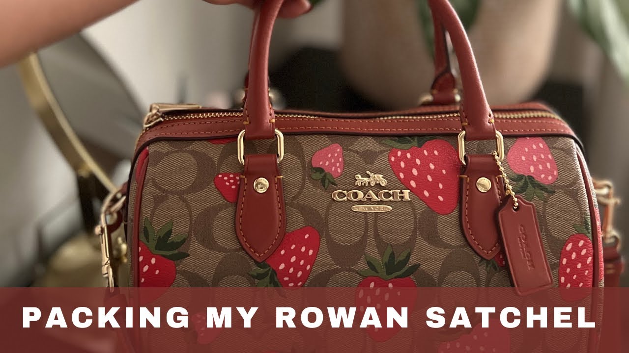 MINI ROWAN SATCHEL STRAWBERRY PRINT