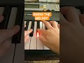 Guess the melody 😗 (easy piano tutorial)