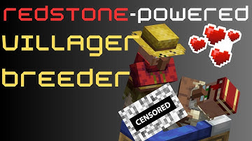 The ULTIMATE Villager Breeder Tutorial - Adult/Baby Separator, Overload Protection, Auto-Feeding