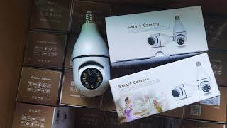 How to install and setup V380pro light bulb security camera in 2022