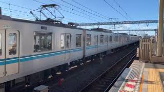 東京メトロ東西線原木中山駅05系05-122F編成快速西船橋駅行き通過。