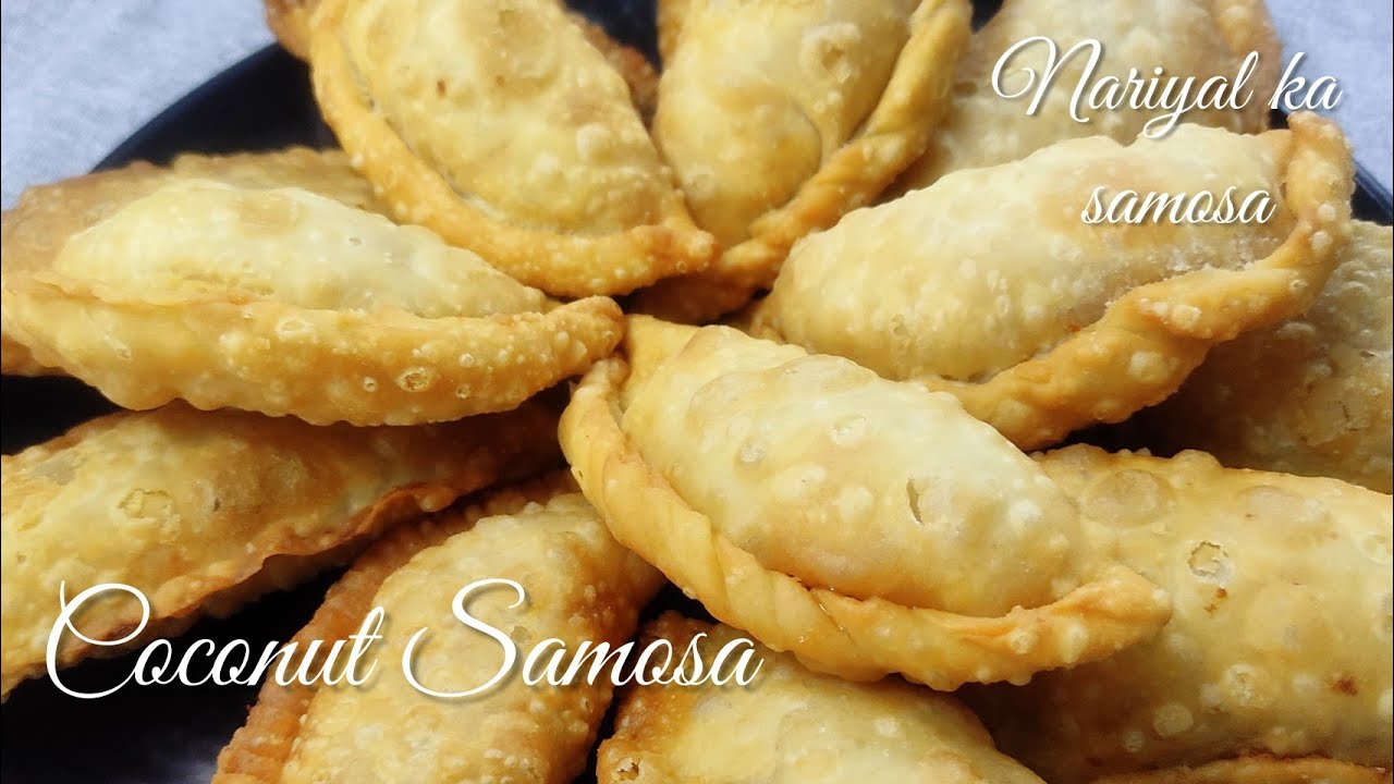 Coconut samosa recipe | how to make sweet Coconut samosa | Nariyal ka samosa