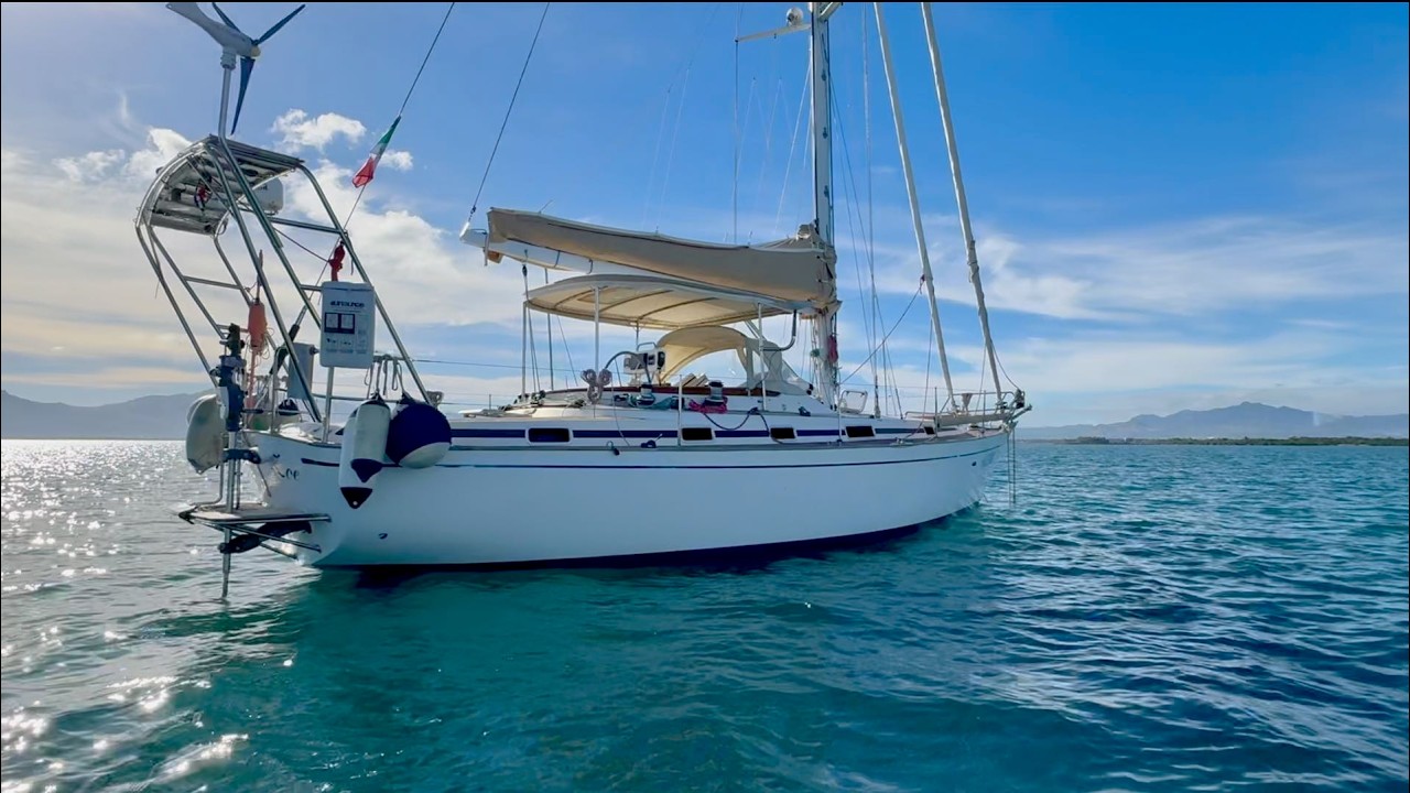 ⁣Rare example of a go-anywhere cruising yacht for only 135,000 Euro!