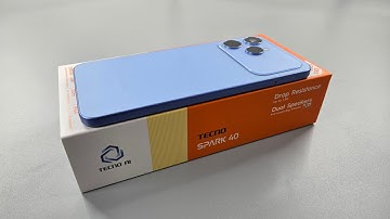 Tecno SPARK 40 Unboxing & Camera Test | Retail Unit | Mirage Blue Colour 