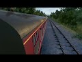 Diesel railcar simulator express service fixed chasing view 1440p