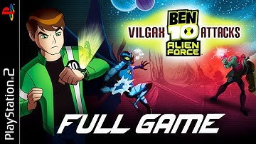Ben 10: Alien Force Vilgax Attack - Full PS2 Gameplay Walkthrough | FULL GAME (PS2 Longplay)