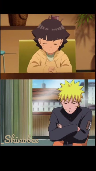 Like Father like daughter🙂💙.Himawari and Naruto Uzamaki.#Shorts.