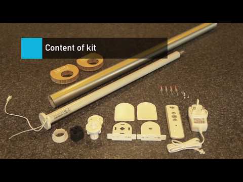 Somfy DIY Automated blind kit instruction Video