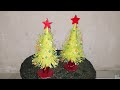 How to make Christmas tree🌲🌲 at home with colour paper||