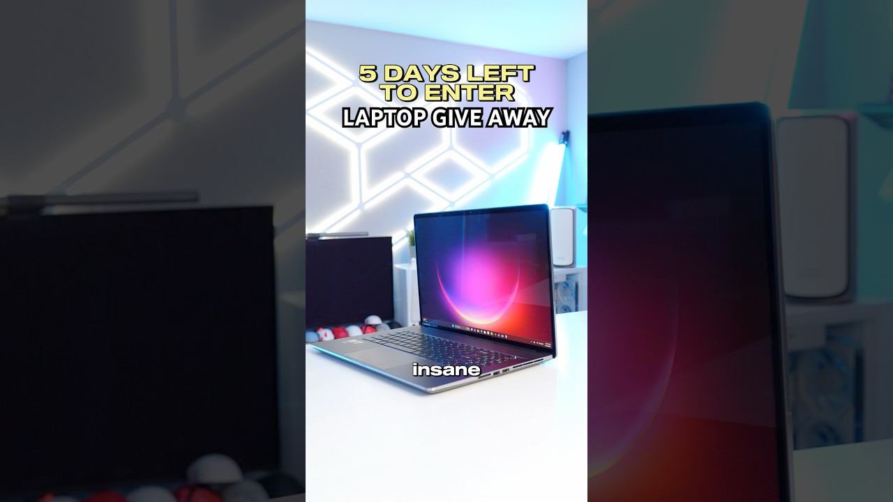 Sending this POWERFUL Laptop to one of you! (5 Days Left)