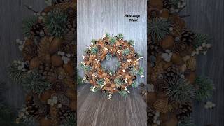 Wreath handmade. #diy #handmade #2026 #wreath #christmas #decor #craft #ecodecor