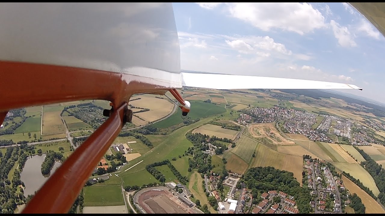 Flug über das Fuldaer Land