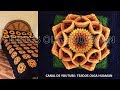 Cuadrado a muestra de flor a crochet para colchas en punto garbanzos y puntos altos