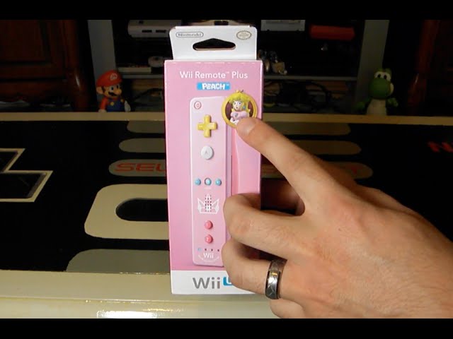 Princess Peach Controller Unboxing - Wii U Remote Plus - YouTube