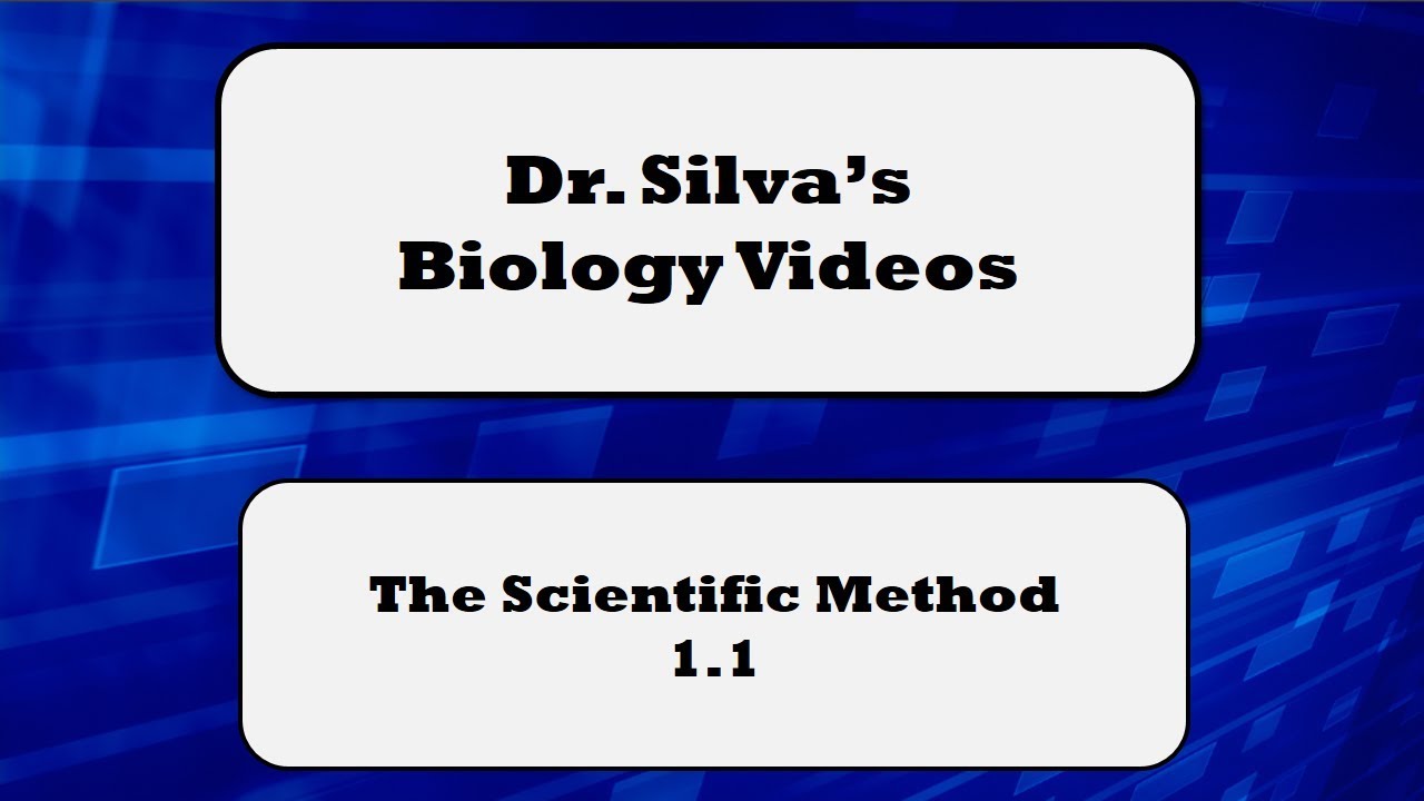The Scientific Method - 1.1 - Biol 189 - YouTube
