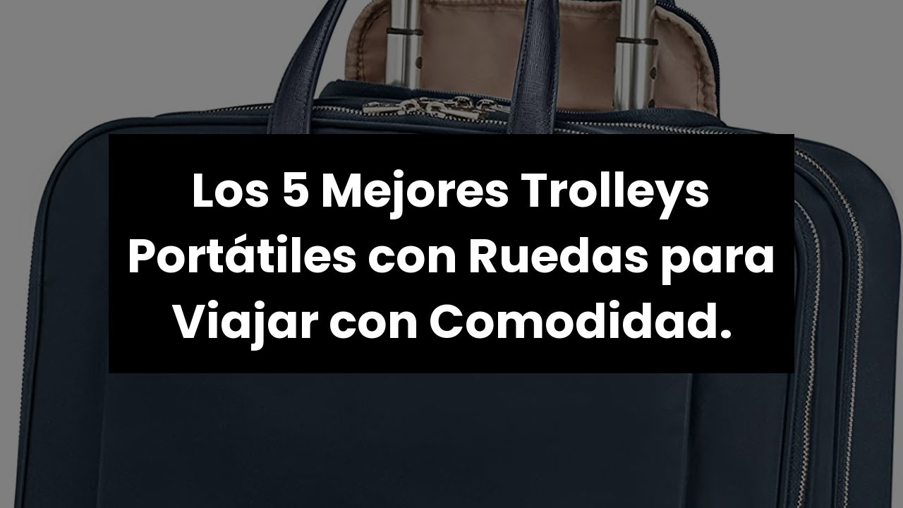 TROLLEY PORTATIL CON RUEDAS