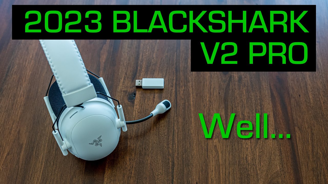 Razer BlackShark V2 Pro Wireless Gaming Headset 2023 Edition: Detachable  Mic - Pro-Tuned FPS Profiles - 50mm Drivers - Noise-Isolating Earcups