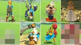 ゼルダ無双厄災の黙示録【Switch】 全キャラ待機モーションまとめ ニンテンドースイッチ